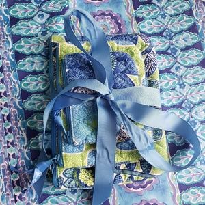 Set of three Vera Bradley pouches